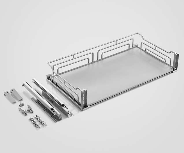 歐鉑銀系列 - 三邊鍋具籃